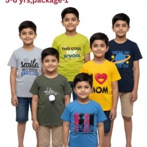 ৫-৬ বছরের হাফহাতা কম্বো প্যাকেজ