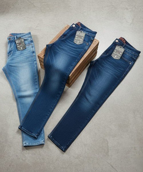 ১০০% এক্সপোর্ট কোয়ালিটি কিংফিশার নীট ডেনিম জিন্স