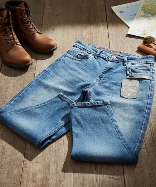 ১০০% এক্সপোর্ট কোয়ালিটি কিংফিশার নীট ডেনিম জিন্স - Image 2