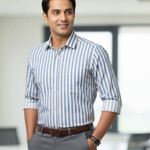 100% cotton Indian Arvind Men's Formal/Casual shirt.