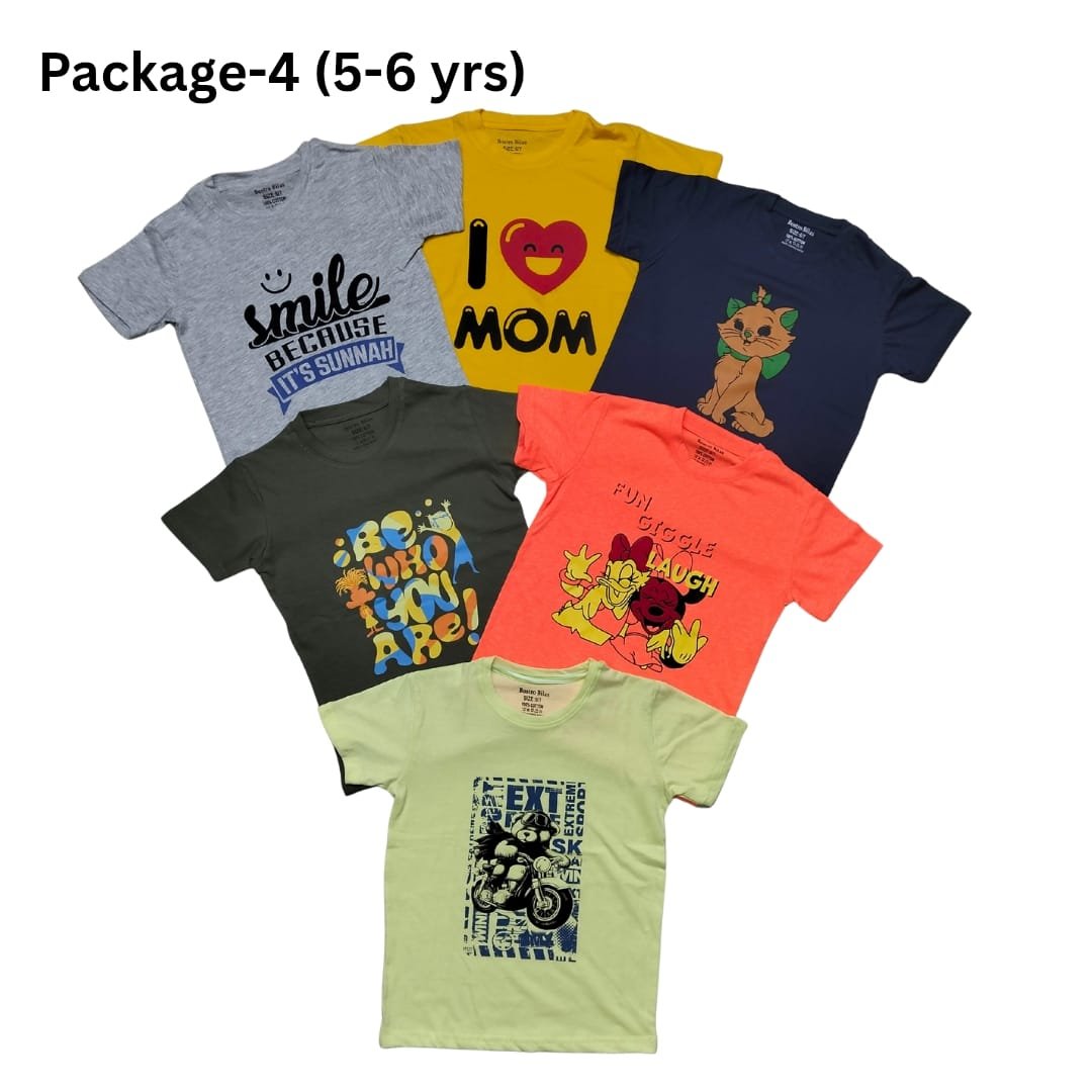 ৫-৬ বছরের হাফহাতা কম্বো প্যাকেজ - Image 4