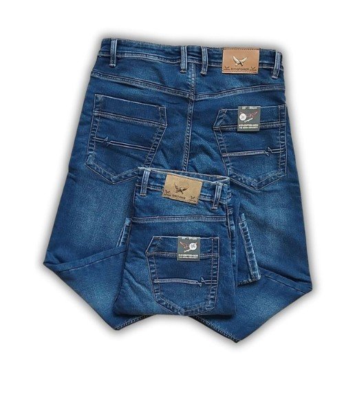 ১০০% এক্সপোর্ট কোয়ালিটি কিংফিশার নীট ডেনিম জিন্স - Image 7